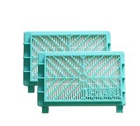 SUPENG 2 pz/Set Aspirapolvere HEPA Elemento Filtrante + Filtro Aria Compatibile con Philips FC8720 FC8724 FC8732 FC8734 FC8736 FC8738 FC8740 FC8748 (Color : Light Yellow)