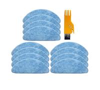 SUPENG Compatibile con Chuwi ILife V7 / V7s / V7s PRO V7s Plus Filtro HEPA Spazzola a Rullo in Tessuto Mop Spazzola Laterale Rotante Accessori for aspirapolvere Robot (Color : 12 Mop Cloth)