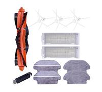 SUPENG Compatibile con LDS / STYJ02YM / Conga 3490 Viomi V2 PRO V3 SE Robot Aspirapolvere Spazzola Principale/Laterale Ruota Filtro Hepa Ricambi Accessori (Color : 025)