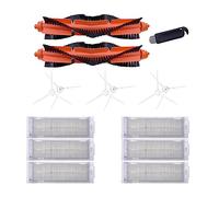 SUPENG Compatibile con LDS / STYJ02YM / Conga 3490 Viomi V2 PRO V3 SE Robot Aspirapolvere Spazzola Principale/Laterale Ruota Filtro Hepa Ricambi Accessori (Color : 037)