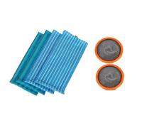 SUPENG Compatibile con Philips FC8009/01 filtro 180° spazzola a rullo XV1700 cuscinetti in microfibra compatibili con SpeedPro FC6726 FC6725 Aqua FC6728 FC6729 Ricambio (colore: 2 filtri e 4 mop)