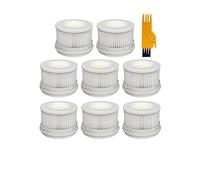 SUPENG Compatibile con Xiaomi Mijia 1C / K10 Filtro Hepa di Ricambio Aspirapolvere Wireless Portatile Pulizia Ricambi Accessori (Color : 8pcs)