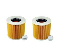 SUPENG Filtri Antipolvere HEPA compatibili con Karcher WD3 WD2 WD2250 WD3.200 MV2 MV3 Aspirapolvere Karcher Accessori Ricambi (Color : 2pcs)