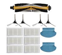 SUPENG Mian Roller Brush Mop Panno Stracci Compatibile con Proscenic 780T 790T Filtri HEPA Spazzole Laterali Robot Aspirapolvere Filtro Antipolvere Accessori (Color : 005)