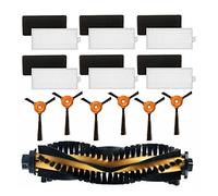 SUPENG Rullo for aspirapolvere Spazzola Principale Kit Filtro Spazzola Laterale Compatibile con EcoVacs Deebot 500 Deebot 600 Deebot 601 Deebot 711
