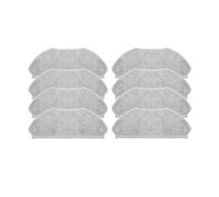 SUPENG Sostituzione Compatibile con 360 S10 X100 Max Robot Aspirapolvere Accessorio di Ricambio Spazzola Principale Spazzola Laterale Filtro HEPA Panno straccio (Color : 8 mop Cloth)