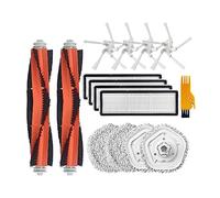 SUPENG Sostituzione del Filtro Lavabile della Spazzola Principale Laterale Compatibile con Dreame Bot W10 Robot aspirapolvere autopulente Mop Cleaner Ricambi Accessori (Color : W10-T2)