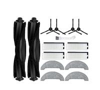 SUPENG Spazzola Laterale a Rullo Filtro HEPA Mop Panni Set di Sacchetti for la Polvere Kit Compatibile con la Sostituzione degli Accessori for aspirapolvere Robot Viomi S9 (Color : 017)