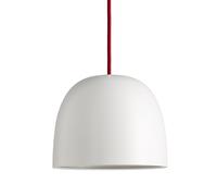 Super 215 Lampadario Bianco con Cavo Rosso