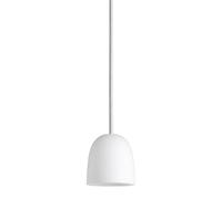 Super 90 Lampadario Opale con Cavo Bianco