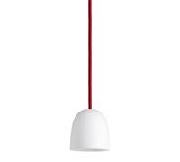 Super 90 Lampadario Opale con Cavo Rosso