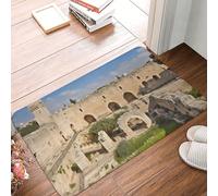 Super Assorbente Tappetino di benvenuto Israel at The Tower of David Tappeti barriera Tappetino per piedi 40×60cm per Vasca da Bagno,WC,Soggiorno