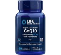 Super-Assorbibile CoQ10 (Ubiquinone) con d-Limonene, 100mg - 60 softgels