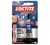 Loctite Super Attak Power Flex Gel XL, Adesivo trasparente e istantaneo specifico per materiali flessibili, Colla resistente in formula gel per pelle, gomma e cuoio, 1x10g