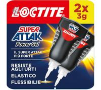 Super Attak Power Gel Control (Pacco Da 2 X 3G), Adesivo Trasparente E Istantane