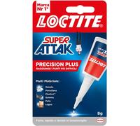 Super Attak Precision Plus, Colla Liquida Trasparente Con Beccuccio Extra Lungo,