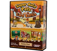 SUPER AUTO PETS Card Battle The Golden Pack Card Game Plaid Hat Games