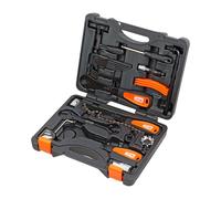 SUPER-B Cassetta Attrezzi Rigida MULTIPLA 27 Pezzi Nero