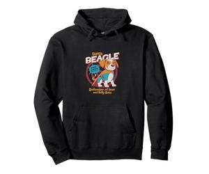 Super Beagle - Difensore dell'amore e dei Massaggi della Pancia Felpa con Cappuccio