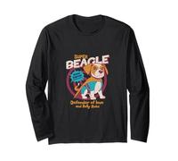 Super Beagle - Difensore dell'amore e dei Massaggi della Pancia Maglia a Manica