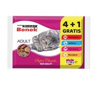 Super Benek Sacchetti per gatti Adult 5x100g (4+1 GRATIS)