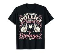 Super Biologa Idea Regalo Per Biologa Donna Laurea Biologia Maglietta