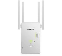 Super Boost, amplificatore di segnale WiFi Extender a lungo raggio fino a 2500 FT, 1200 MBPS, amplificatore Internet wireless - copre 15 dispositivi con 4 antenne avanzate esterne, LAN/Ethernet