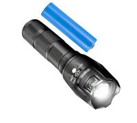 Super Bright Flashlight, Adjustable Brightness Torch, Outdoor Camping Accessories, Ricaricabile Flashlight for Camping, Waterproof Flashlight for Outdoors, Compact LED Torch, Long Range Flashlight