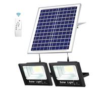 Super Bright Solar LED Light Outdoor Garden Street Path Lamp With Remote Control Waterproof Spotlight