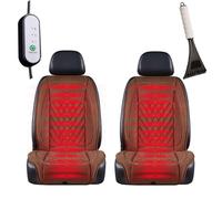 Super caldo , Viene Fornito Con Una Pala Da Neve, Coprisedile Auto Adatto a vari modelli di auto,BrownA-two-pieceset