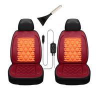 Super caldo , Viene Fornito Con Una Pala Da Neve, Cuscino Lombare Adatto a vari modelli di auto,RedC-two-pieceset