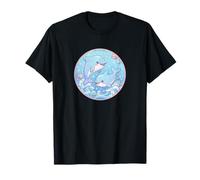 Super Carino Dolphins Friends Anime Ocean Design Maglietta