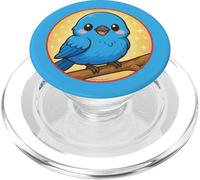 Super carino indaco bandierine anime uccello design PopSockets PopGrip per MagSafe