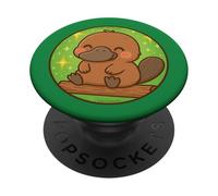 Super carino ornitorinco Anime Animal Design PopSockets PopGrip Adesivo