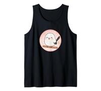 Super Carino Shima Enaga Japanese Snow Fairy Bird Design Canotta