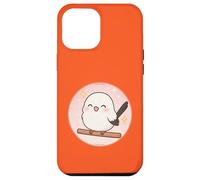 Super carino Shima Enaga "Japanese Snow Fairy Bird" design Custodia per iPhone 12 Pro Max