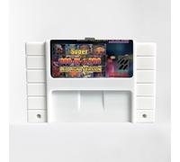 Super Cartridge 800 in 1 Versione LED Multi Game Cartuccia per SNES 16Bit Classic Game Console (Bianco)