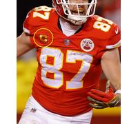 Super Ciotola Lvii Kc Chiefs Travis Kelce Te 4 ⭐ Stella da Stiro Rosso Captain