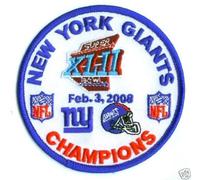 Super Ciotola Xl-Ii Superbowl 42 Champions Ny Giants Toppa