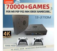 Super Console di gioco X8 Pro 70000+ Giochi I3-3110M Per Wii PS2 DC PSP GAMECUBE 500G Console caricata Windows 11 e Batocera