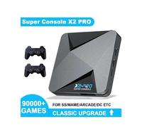 SUPER CONSOLE X2 PRO 90.000 VIDEOGAMES 256GB 2 GAMEPAD WIFI PS1/DC/MAME/MD/SNES.