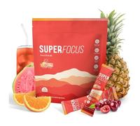 Super Cortisol Glow & Focus Drink - Energia Calma, Sollievo dallo Stress & Chiarezza Mentale, Senza Zucchero, Bustine Vegane