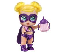 Super Cute - Bambola supereroina Sofi, con biberon magico, vestiti reversibili e accessori, bambola interattiva con luce e suoni, per bambini dai 3 anni (85391), multicolore (ColorBaby