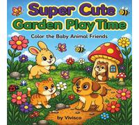 Super Cute Garden Play Time: Color The Baby Animal Friends