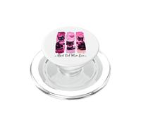 Super cute gatti neri con cuori rosa amore migliore gatto mamma mai PopSockets PopGrip per MagSafe