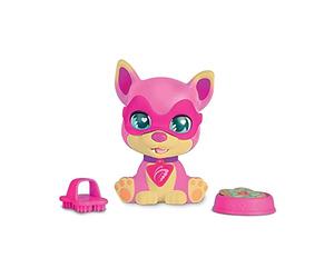 Super Cute Super Puppies - Cane giocattolo interattivo Wanda con suoni, costume da super eroe e accessori, per bambini dai 4 anni in su