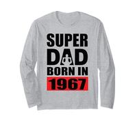 Super Dad Born in 1967 Compleanno di papà 1967 Compleanno 1967 Maglia a Manica