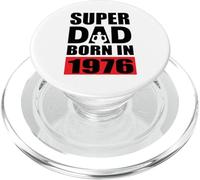 Super Dad Born In 1976 Compleanno di papà 1976 Compleanno 1976 PopSockets PopGrip per MagSafe