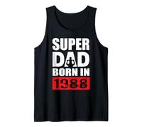 Super Dad Born In 1988 Dad Birthday 1988 Compleanno 1988 Canotta