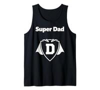 Super Dad Hero Shield Mantello Padre Icona Grafica Canotta